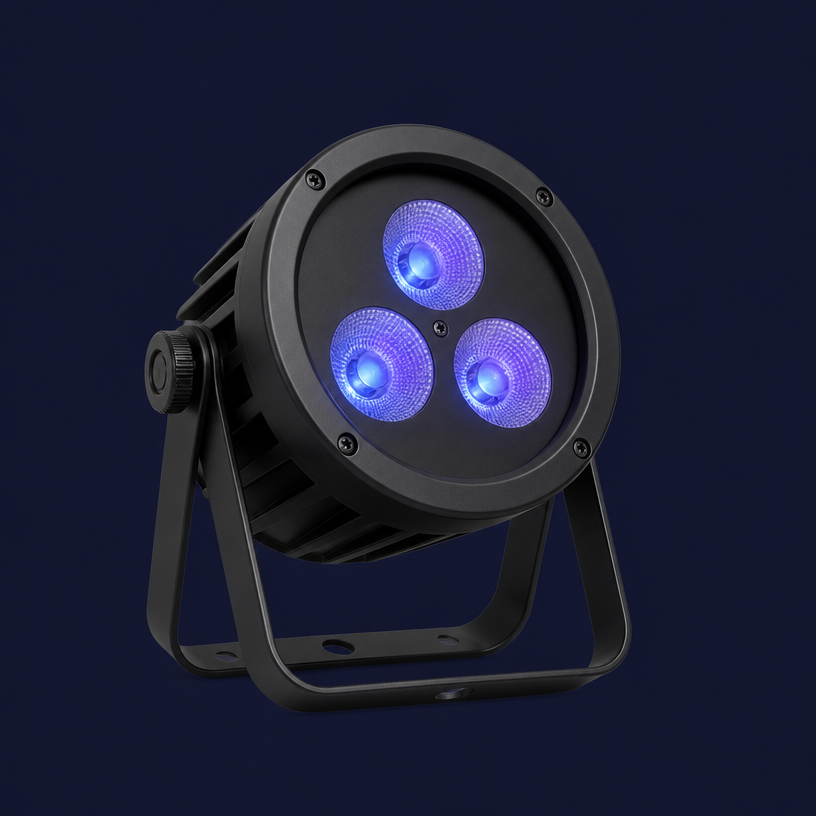 Projecteur PAR LED DJ World 7×12 W RGB
