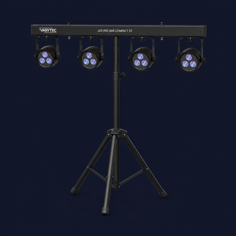 Pied d'éclairage Varytec LED Pad Bar Compact ST RGB